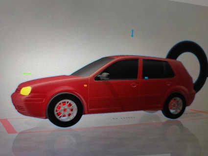 golf mk4 chiave squillare 3d print model - Mito3D