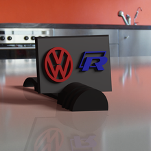 volkswagen golf r del logo vari 3d print model - Mito3D