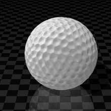 golfball game toy outdoor ball 3d print model - Mito3D