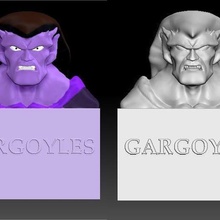 goliath bust art gargoyle hero dc toy charater 3d print model - Mito3D