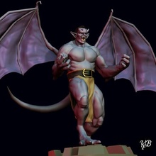 Goliath gargouilles statue fan art personnage gothique 3d print model - Mito3D