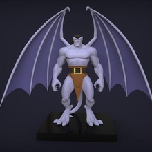 goliath gargoyles stl cartoon statue gargoyle figure 3d print model - Mito3D