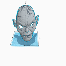 Gollum Maske lotr Herr Ringe kostbaresssss 3d print model - Mito3D