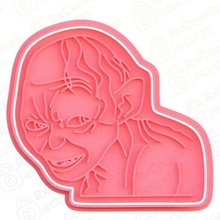 gollum cookie cutter set stamp cookies cook home cithen cutters lord rings 3d print model - Mito3D
