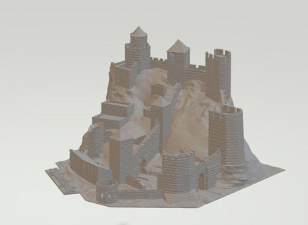 Pigeon forteresse Château Serbie 3d print model - Mito3D