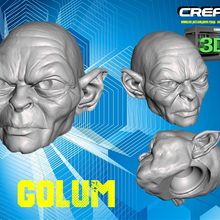 Golum Kunst Zahl 3d print model - Mito3D