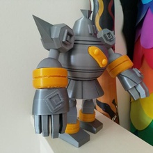 golurk pokemon goruugu juego el robot 3d print model - Mito3D