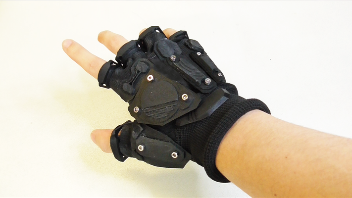 golve protector fashion glove 3d print model - Mito3D