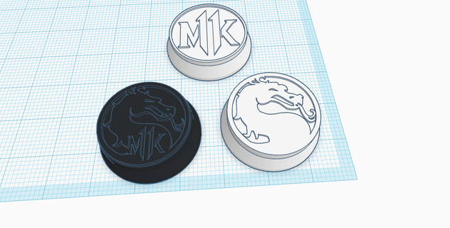 gomitas joystick ps4 ps5 gummies accessory logo mk mortal kombat games support 3d print model - Mito3D