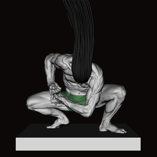 gon freecss scultura anatomia hunterxhunter cacciatore 3d print model - Mito3D