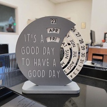 good day calendar 3d print model - Mito3D