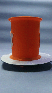 goofy pen holder office mickey mouse orange gift school multicolor 3d print model - Mito3D