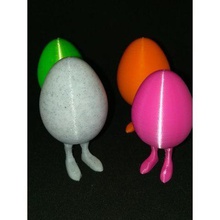 googie huevo de pascua piernas juego divertido no hay necesidad apoyo aumento tutores 3d print model - Mito3D