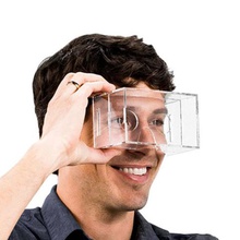 google cardboard plastic gadget april fools day carboard virtual reality 3d print model - Mito3D