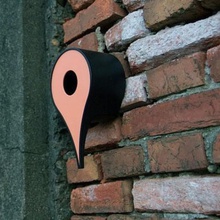 google maps pin birdhouse casa all'aperto, giardino 3d print model - Mito3D