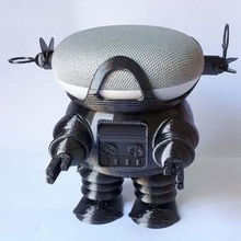 google mini robbie robot soporte prohibido planeta artilugio robótica 3d print model - Mito3D
