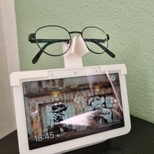 google nest hub 2nd gen glasses holder easy print fashion new ray ban 3d print model - Mito3D