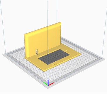 Google nid mur support 3d print model - Mito3D