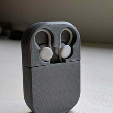 Google Pixel 3 Kopfhörer Fall Mantel Box Kabel Halter Unterstützung Management Ohrhörer aufgeräumt 3d print model - Mito3D
