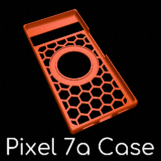 google pixel 7a case cover cover case protection smartphone google pixel 7a pixel 7a phone gadget magsafe support pixel 7a honeycomb  3d print model - Mito3D