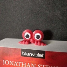 googly eyes bookmark book reading office 3d print model - Mito3D