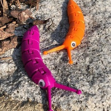 googly slug game animals 3d print model - Mito3D
