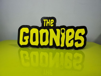 goonies logo gunis logo poster sign signage  3d print model - Mito3D