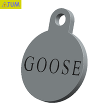 gooose fashion free captain marvel keychain goose tool gift 3d print model - Mito3D