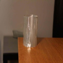 goop poly vase lowpoly faible spirale mode conteneurs 3d print model - Mito3D