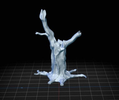 gosma árvore jogos tampo mesa terreno fantasia goblin arte 3d print model - Mito3D