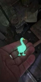 goose croc charm honk pip funny untitled game glow dark beginner wearable shoe jewellery duck bird 3d print model - Mito3D
