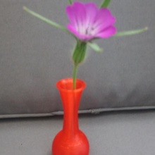 Schwanenhals-vase home gadget deco Blume 3d print model - Mito3D