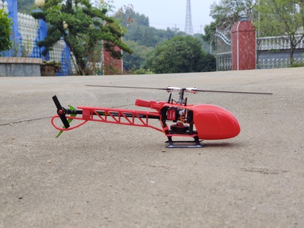 goosky s1 sa315b lama helikopter gövde rc 3d print model - Mito3D