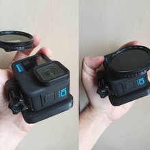 gopro 10 52mm Filter Adapter Gadget montieren 3d print model - Mito3D
