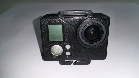 Go Pro 3 4 lentille protecteur visage assiette garde héros Mobius runcam bouclier xiaomi yi caméra 3d print model - Mito3D