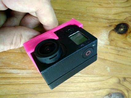 gopro 3 Bacpac öffnen montieren Kamera Video Gadget 3d print model - Mito3D