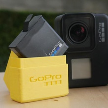 gopro battery case gadget cover box accessories camera container 3d print model - Mito3D