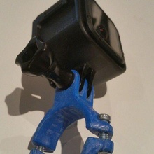 gopro bicicletta bar montare gadget telecamera 3d print model - Mito3D