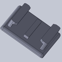 gopro fastener gadget attached 3d print model - Mito3D