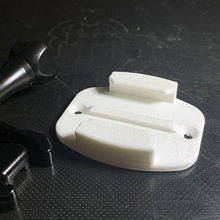 gopro flat mount adjusted tool parts 3d print model - Mito3D