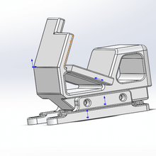 gopro frame veränderbar alien tool 3d-drucken Sitzung mount Drohne 3d print model - Mito3D