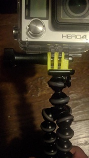 gopro gorilla pod shoe adapter Gadget gorillapod tripod camera 3d print model - Mito3D