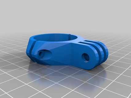 gopro handle mount customized camera 3d print model - Mito3D
