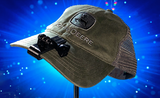 Go Pro chapeau agrafe monter action caméra casquette 3d print model - Mito3D