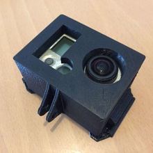 gopro hero2 boîtier fixe gadget de la caméra hero 2 3d print model - Mito3D