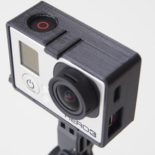 gopro hero3 Einbaurahmen black edition gadget Kamera 3d print model - Mito3D