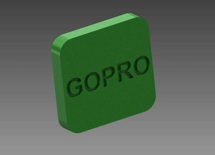 gopro kahraman 3 3+ lens örtmek kılıf artı kamera 3d print model - Mito3D