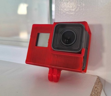 gopro hero 5 6 7 mount case fpv drone housing action camera 3d print model - Mito3D