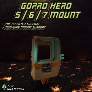 gopro kahraman 5 6 7 tbs filtre two way dikey yatay binmek çeşitli fpv mekaniği aksiyon kamera model Uçan göz Spor Dalları dji 3d print model - Mito3D