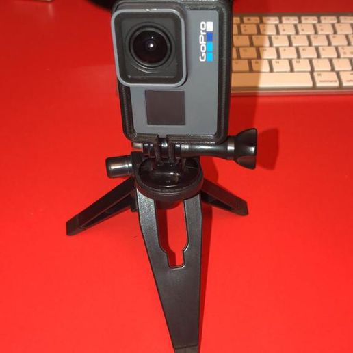 gopro Held 5 6 7 Vertikale Rahmen Gadget montieren Kamera 3D print model - Mito3D